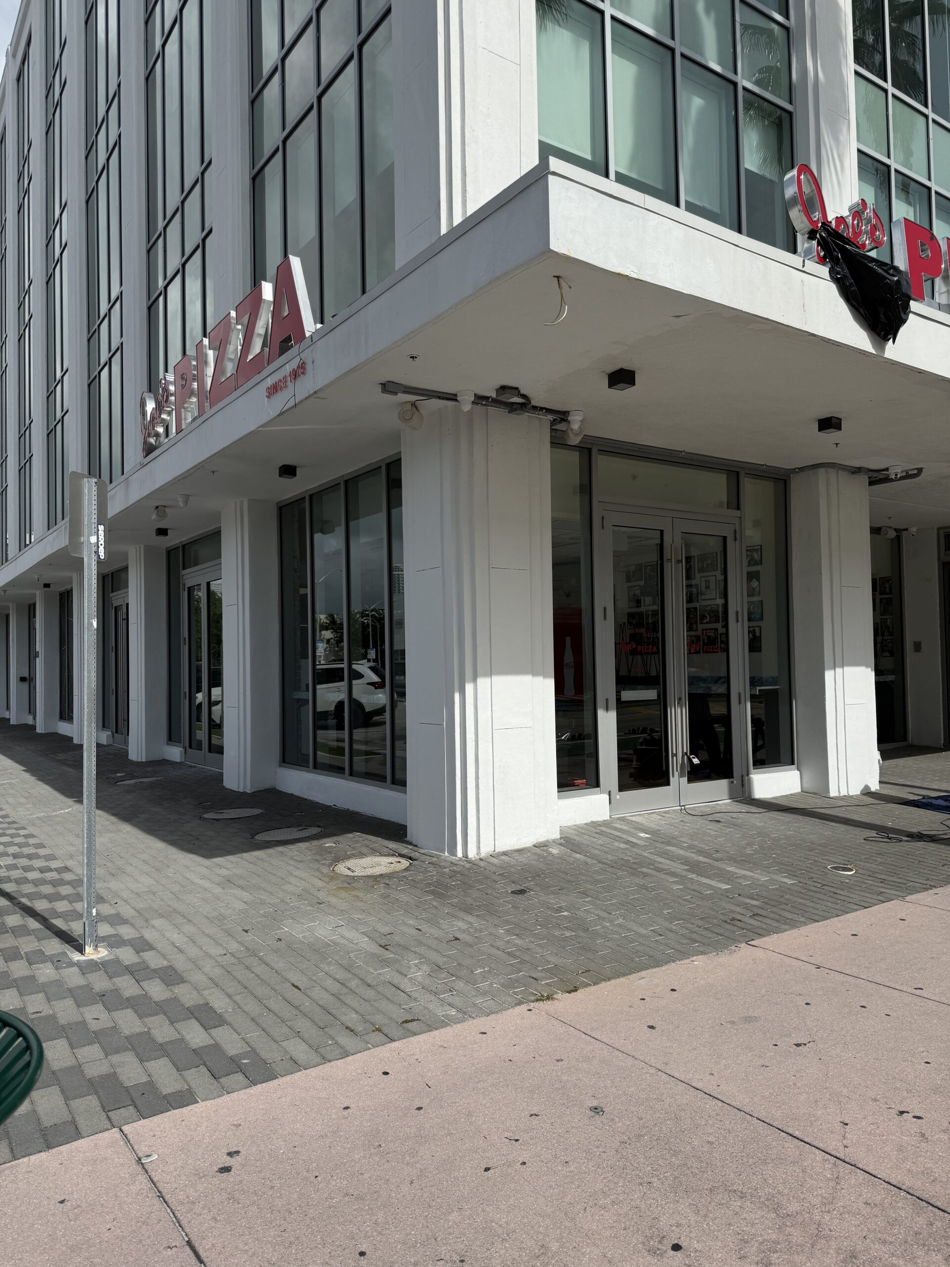 UV protection ceramic window tint at Joe's Pizza Miami Beach