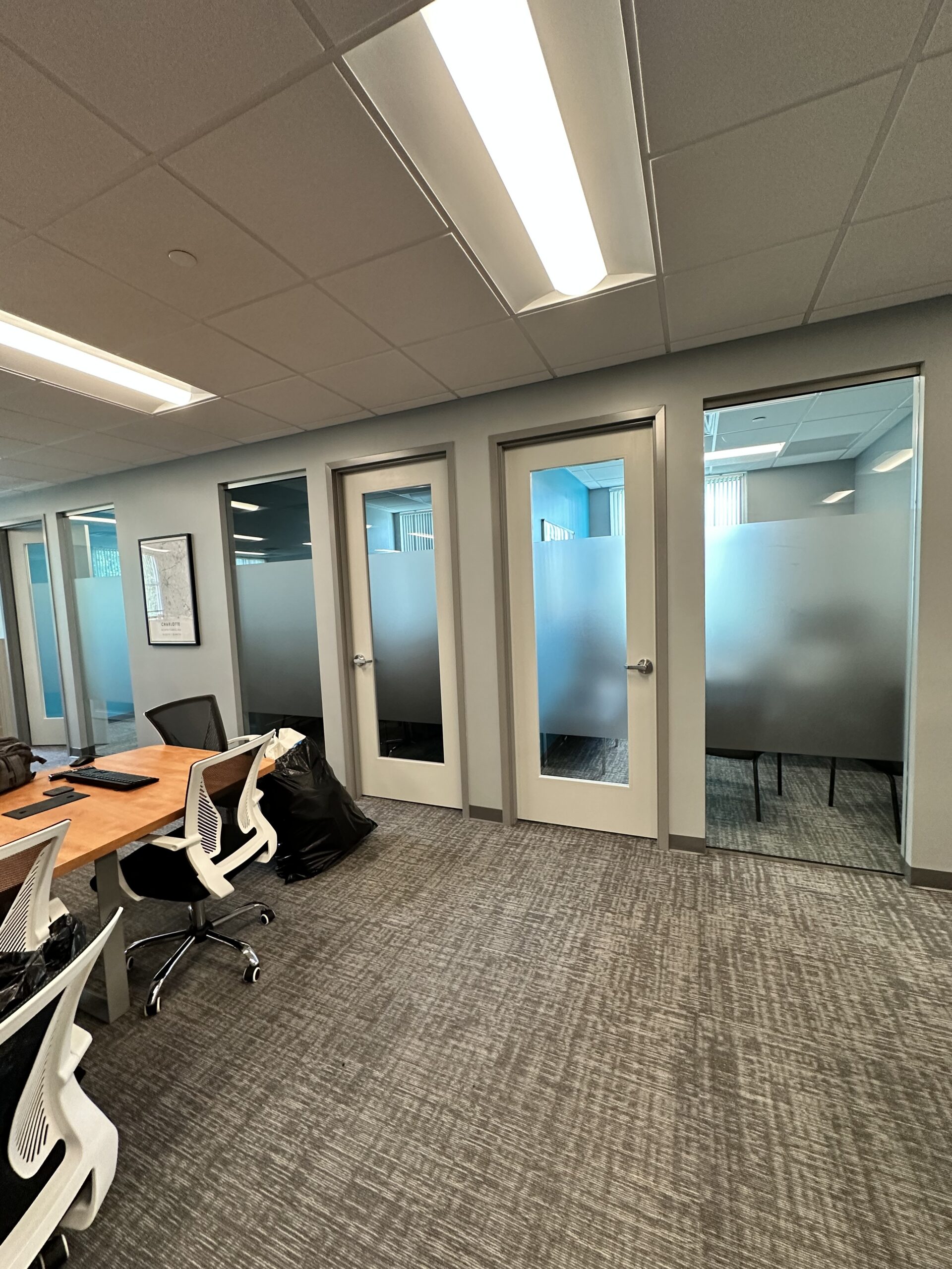 Frosted office glass in Doral